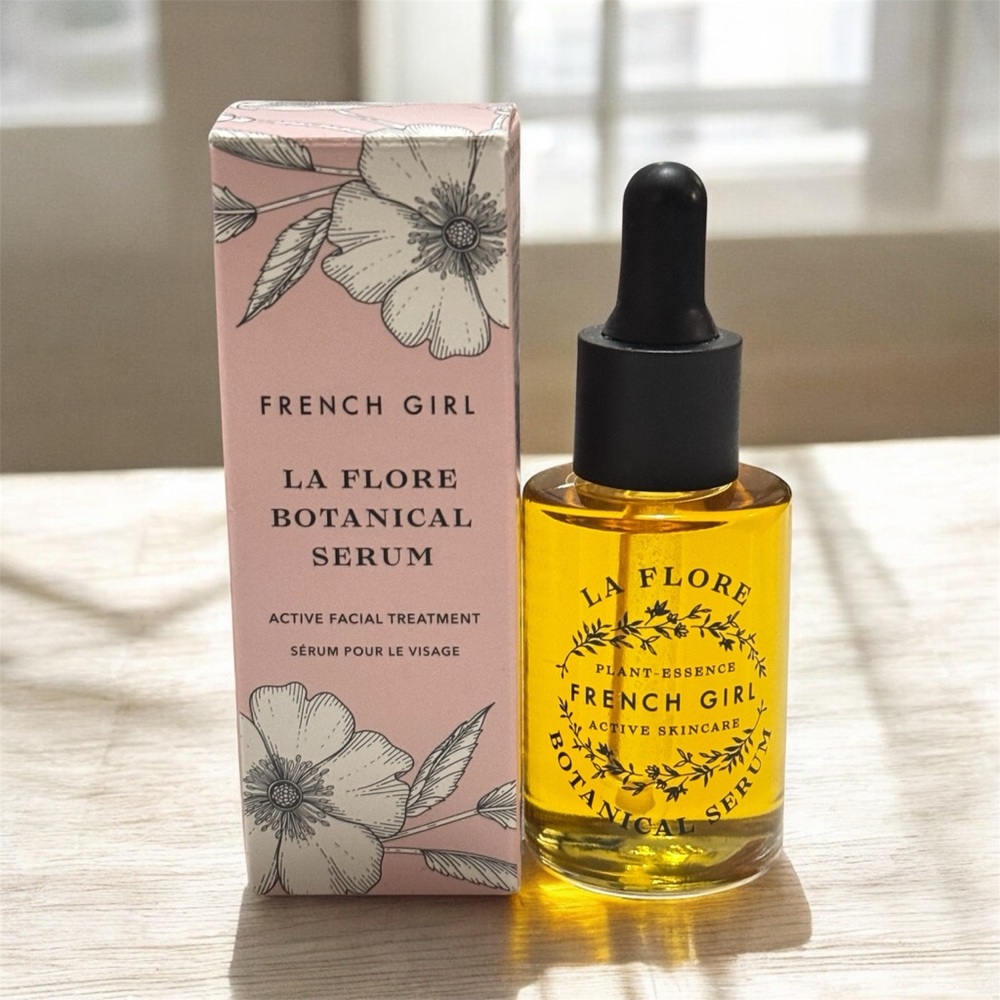 French Girl La Flore Botanical Serum Organic Active Facial Treatment 1 Fl Oz NEW